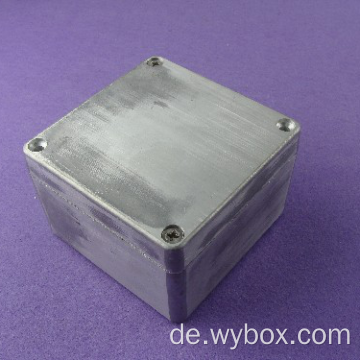 Kleines Aluminiumgehäuse IP67 wasserdichtes Aluminiumgehäuse Aluminiumgehäuse für Elektronik AWP505 mit Größe 120*120*80mm